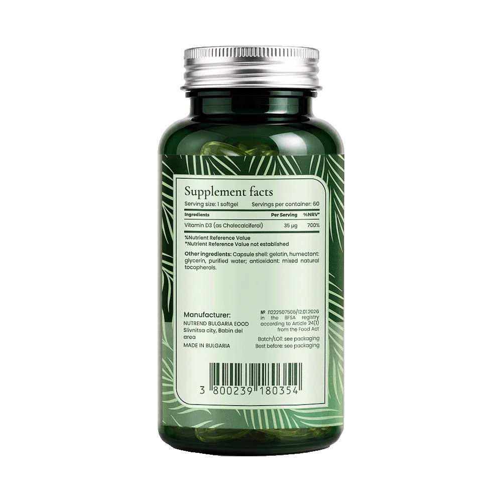 Vitamin D3 1400 IU view 2